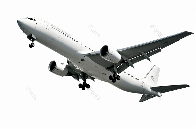 喷气式飞机在白色背景上降落黑白色,高清,摄影图,摄影图片,图片大全,摄影图免费下载